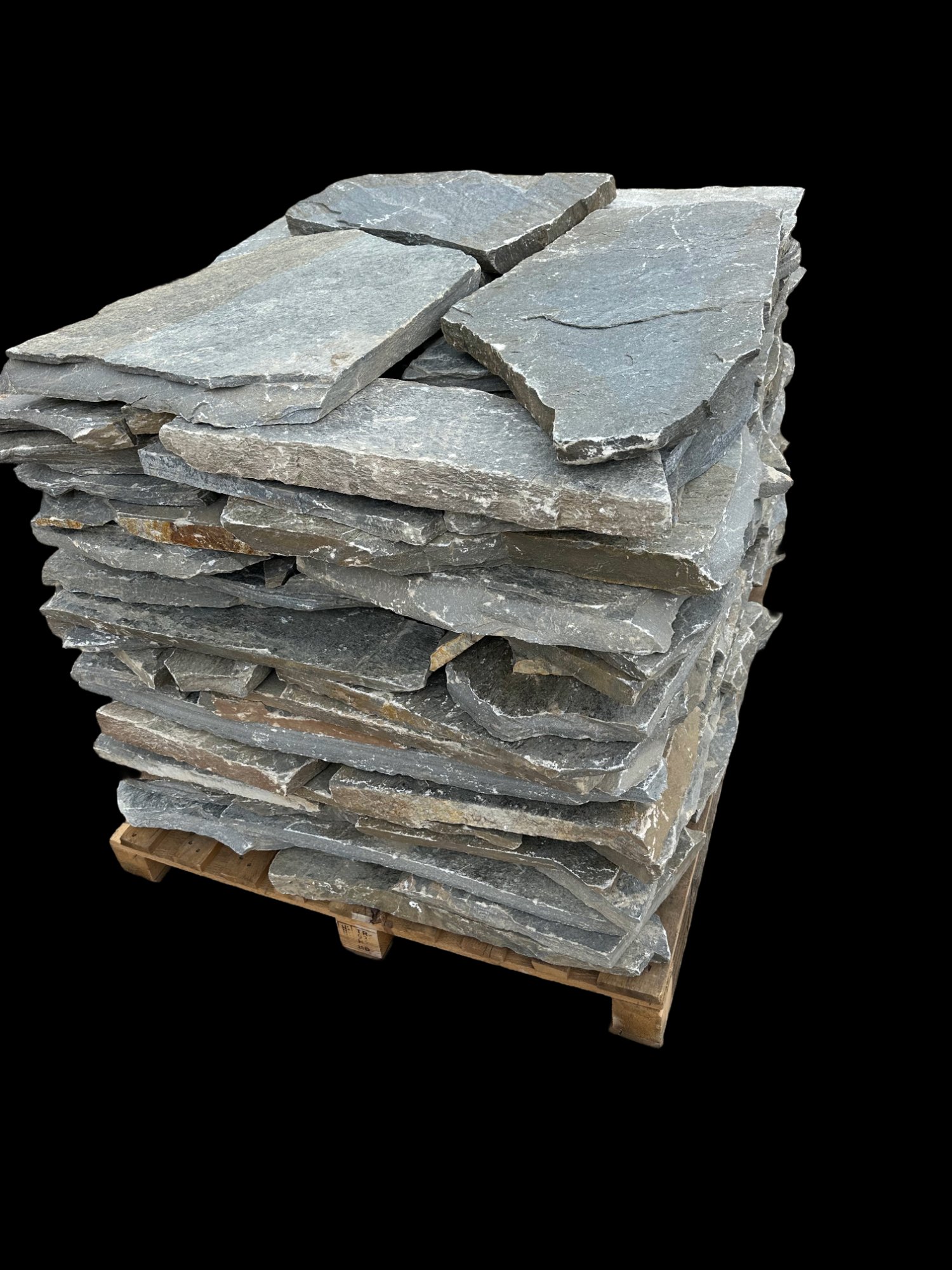 Μαύρες βαριές πλάκες Καρύστου 3–6cm — υψηλής αντοχής