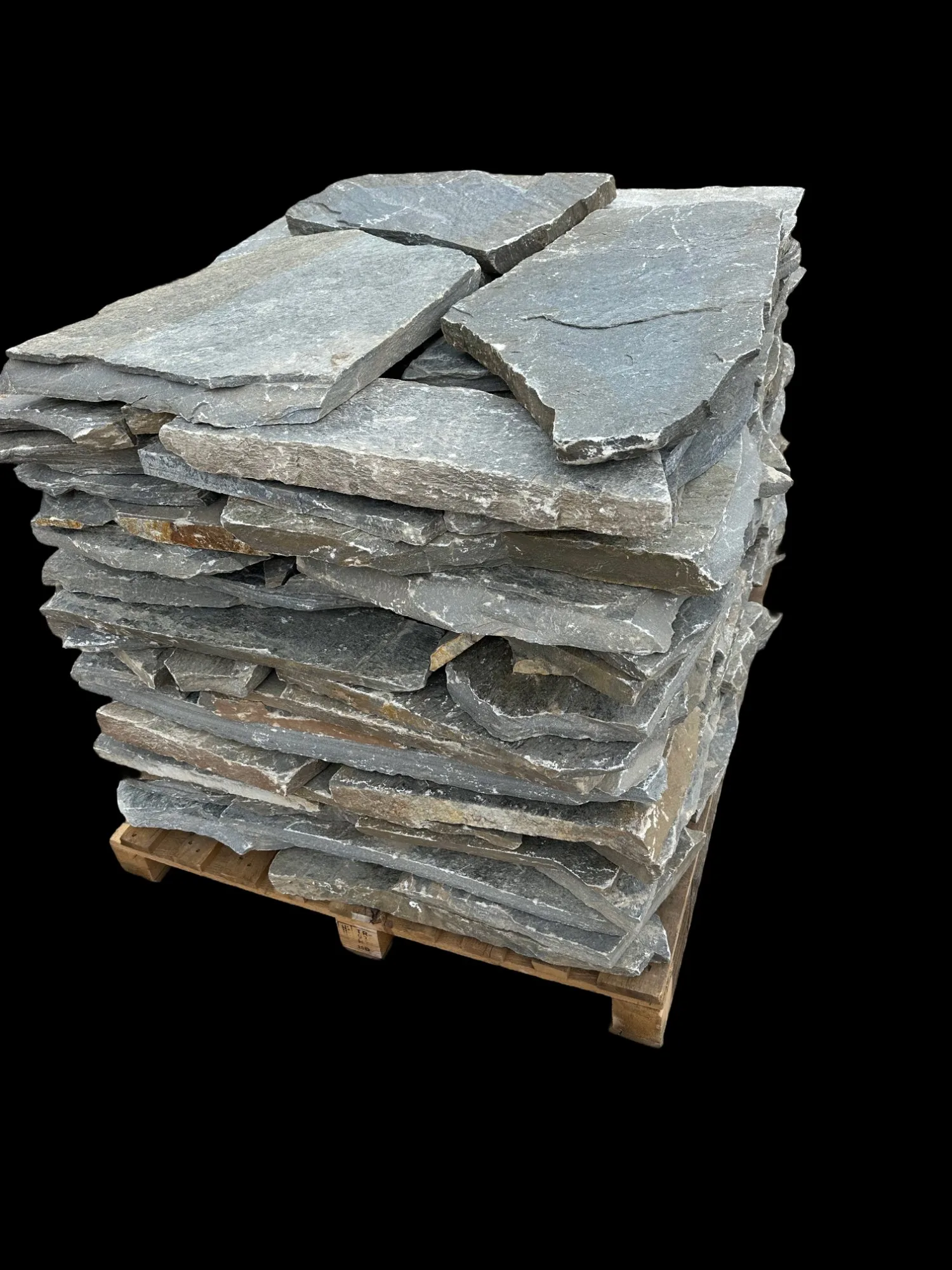 Μαύρες βαριές πλάκες Καρύστου 3–6cm — υψηλής αντοχής