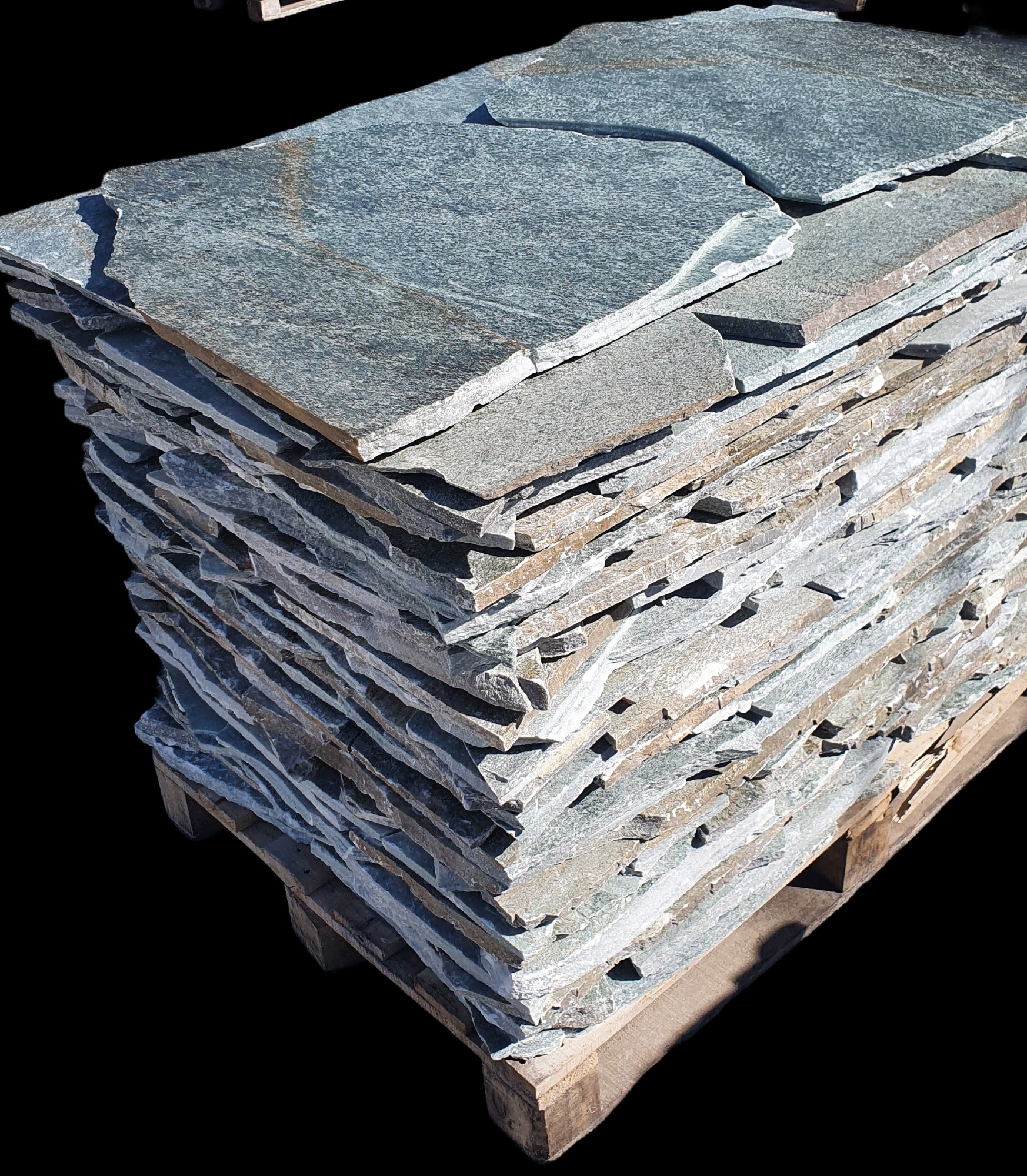 Πράσινη πλάκα Καρύστου — σκούρο πράσινο